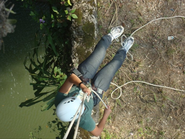 Rappel en naturaleza